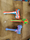 SILICONE HAMMER BUBBLER WITH REMOVABLE GLASS BOWL