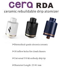 Cera RDA By Tsing-Master Tech On Sale at Lakeshore Vapors in Muskegon Michigan