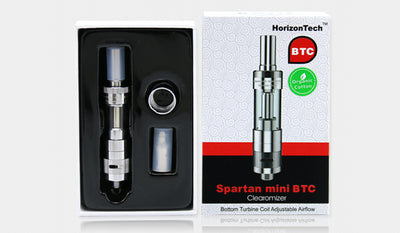 Horizon Spartan Mini BTC Tank on sale at Lakeshore Vapors in Muskegon, Michigan