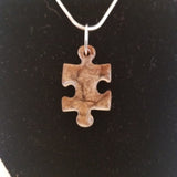 Handmade Resin Puzzle Necklace Set
