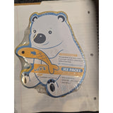 6 Pk Reusable Ice Packs for Lunch Box - Slim, Fun Freezer Packs, Easy Clean Bear shape