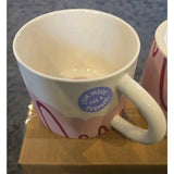 13. Stoneware Coffee Mug With surprise Inside Ceramic 18oz Donut 2 Pack Mugs