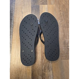 13083 Black Flip Flop Water Shoes SIZE Large Mens Great For Beach, Shower, Pool