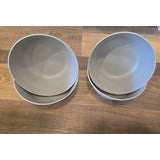 13060 4 pack Gray Plastic Cereal Bowls MicroWave, Dishwasher Safe New 33.5 Fl Oz