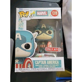 #6019 Funko Pop! Vinyl BOBBLE HEAD/ Figure Captain America - Target (Exclusive) #1319