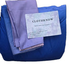 Blue Gradient Comforter Set Twin/Twin XL(68''*90'') Bedding Gradient Blu Purpl