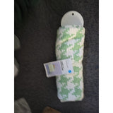 13002 Green & White Table Runner 100% Cotton 14" x 72" Machine Wash New