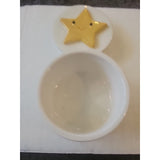 13053 Adorable Pillowfort Ceramic Star Container With Top 2.55 In X 3.38 X 3.38