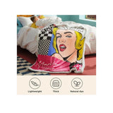 Marilyn Monroe throw Gift Set With air fresher, stickers New Awesome Super Soft