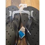 13083 Black Flip Flop Water Shoes SIZE Large Mens Great For Beach, Shower, Pool
