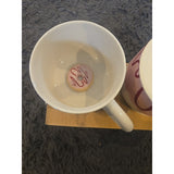 13. Stoneware Coffee Mug With surprise Inside Ceramic 18oz Donut 2 Pack Mugs