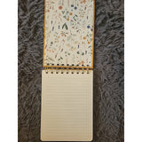 13070 Threshold Gold Velvet Floral Trimmed Ruled Journals Great Gift Idea New