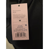 13019 Wild Fable Black Knit Off the Shoulder Button Front Bodycon Mini Dress Size Medium