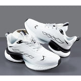13173 Maeharmay Easy Slip On running sneakers Tennis Shoes Blk & Wht Size 8