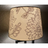 13073 Threshold Shell Stiched Lamp Shade Fits Any Small Lamp 8 X 10 X 7 Easy