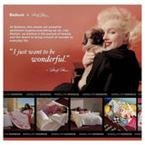 Marilyn Monroe throw Gift Set With air fresher, stickers New Awesome Super Soft