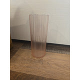 13052 4 pack-Hearth And Hand Embossed Textured Plastic Tumbler , Coral 16.6 oz