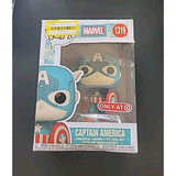 #6019 Funko Pop! Vinyl BOBBLE HEAD/ Figure Captain America - Target (Exclusive) #1319