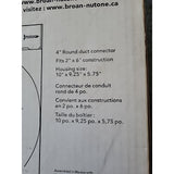 NuTone® Roomside Series 80 CFM 0.7 Sones Ventilation Fan with CleanCover™ ENERGY
