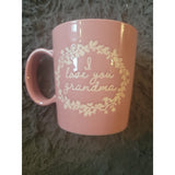 13048 Threshold Stoneware "I love you grandma" 14 oz Coffee Mug
