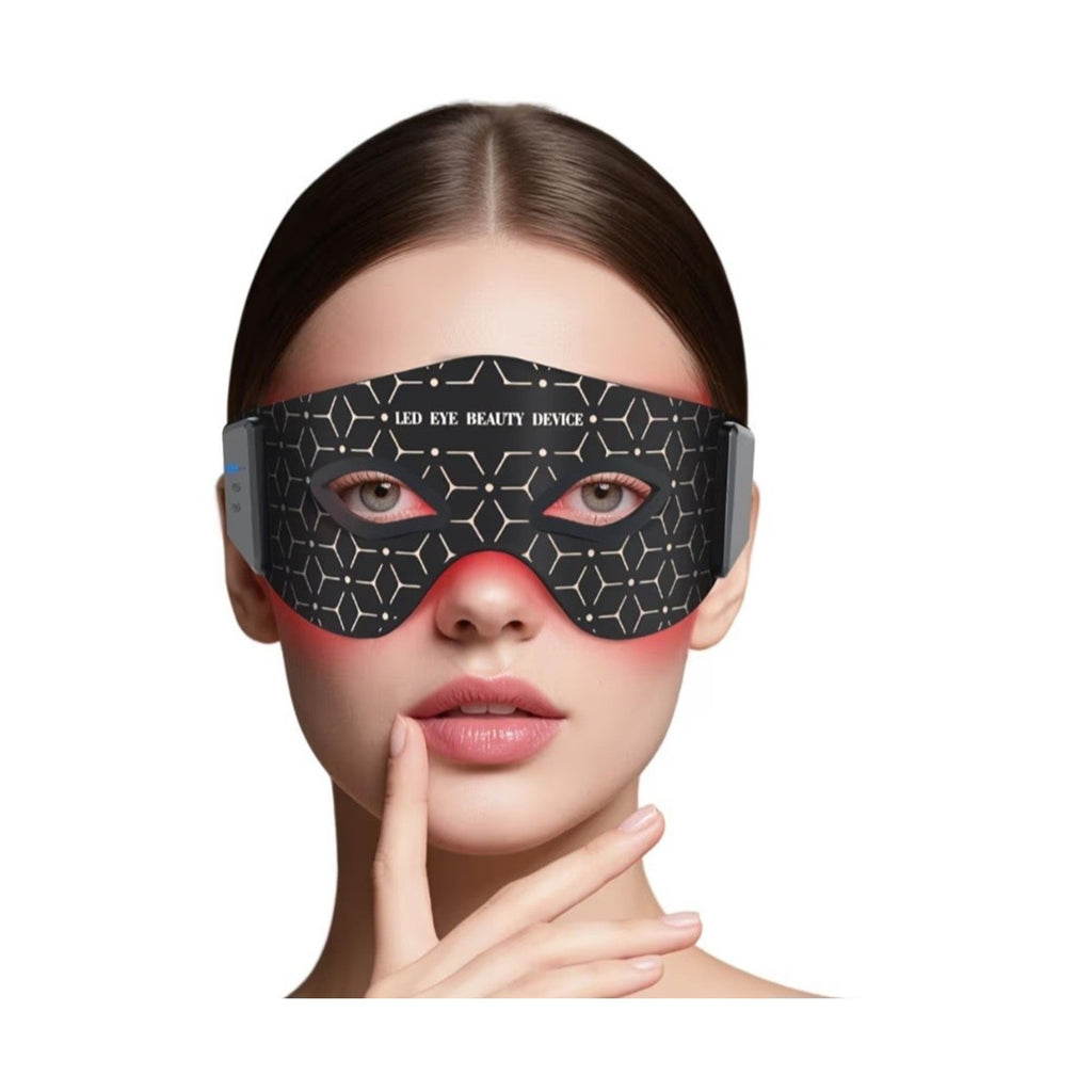 Red Light Eye Mask, 5 Modes Adjustable LED Red Light Therapy for Eyes New Sealed