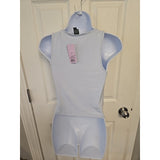 13081 Women's Asymmetrical Hem Tank Top Wild Fable Light Blue Small Super Cute