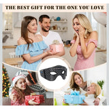 Red Light Eye Mask, 5 Modes Adjustable LED Red Light Therapy for Eyes New Sealed