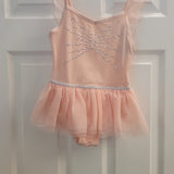 2659 Adorable leotard Kids Size 6 /6x- DANCE IN STYLE Peach color Fast Ship