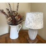 13073 Threshold Shell Stiched Lamp Shade Fits Any Small Lamp 8 X 10 X 7 Easy