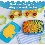 6 Pk Reusable Ice Packs for Lunch Box - Slim, Fun Freezer Packs, Easy Clean Bear shape