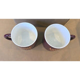 13079 Room Essentials Mugs, Adorable “Love You” Fuchsia Mugs Set Of 2 New