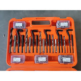 13128 HORUSDY 300 piece Helicoil Thread Repair Kit Metric & Sae Hss Drill 97537