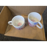 13. Stoneware Coffee Mug With surprise Inside Ceramic 18oz Donut 2 Pack Mugs