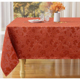 11061 Rectangle table cloth 102 x 60 Rust color with harvest leaves. New in bag