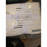 13078 Room Essentials adult Twin/Twin Extra Long Satin Quilt in white and black Nwt