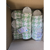 13002 Green & White Table Runner 100% Cotton 14" x 72" Machine Wash New