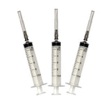 5 Pack - 10ml E Liquid Injector/Syringe With Short Blunt Needle