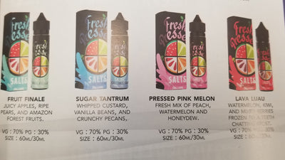 Fresh pressed premium e-liquid - salts