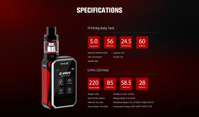 smok E-Cig supplies at Lakeshore Vapors