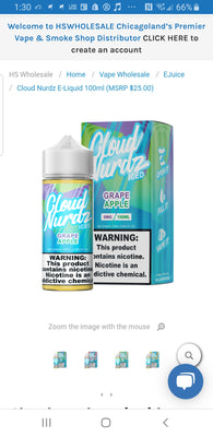 Cloud Nurdz E - Liquid