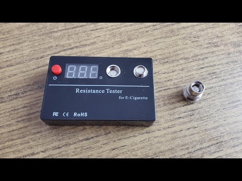 Tester for testing the resistance of your battery and atomizer
