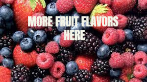 Fruit flavored e-liquid at Lakeshore Vapors in Muskegon Michigan