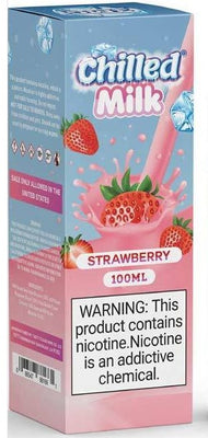 Chilled Milk Strawberry 100ml by Tasty cloud vape