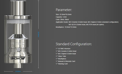 Joyetech Ultimo Tank (Silver)