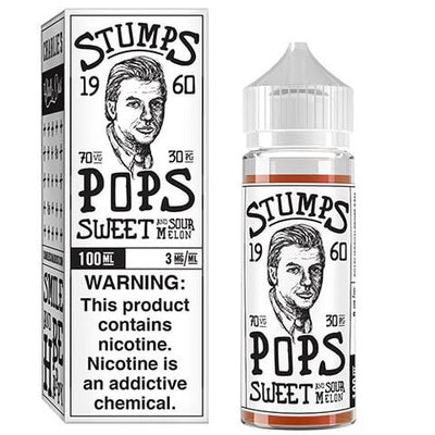 Stumps - Pops 100ml Charlie Chalk Dust E- Liquid