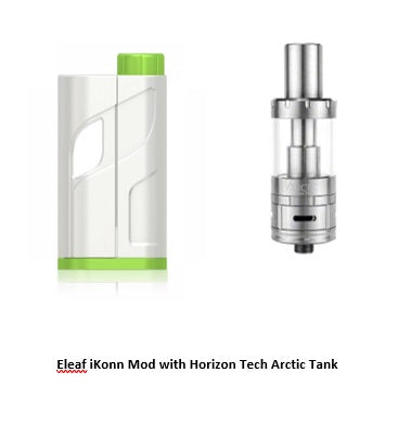 Eleaf iKonn Total Mod with Horizon Tech Arctic Tank